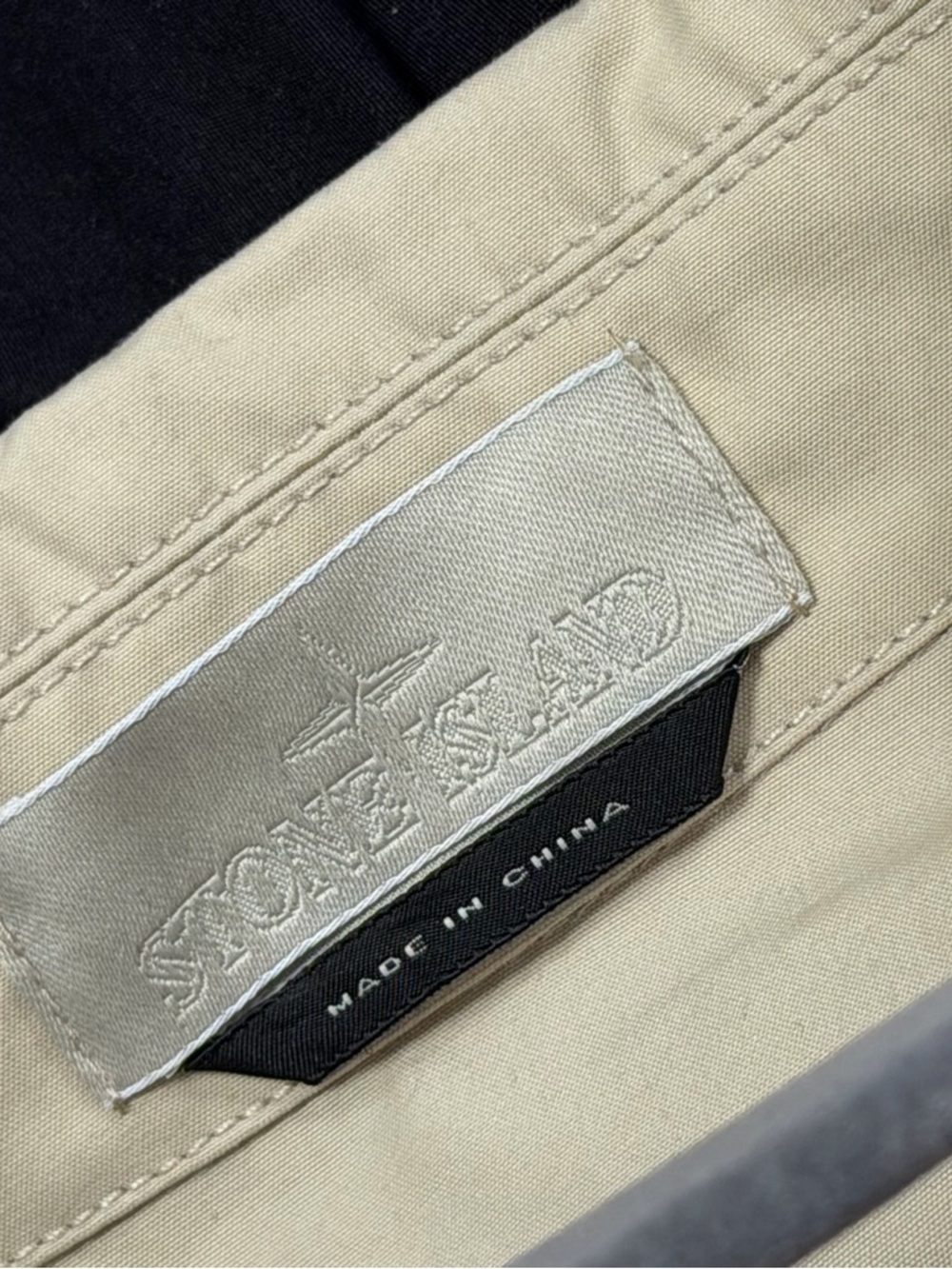 NEW Stone Island Sand Zip Shirt Jacket with Sleeve Badge - Picture 6 of 12